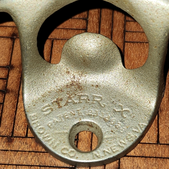 1942 Coke Opener Starr X Brown Co. #233088 Wall Mount Bottle Opener Newport VA - Picture 3 of 3